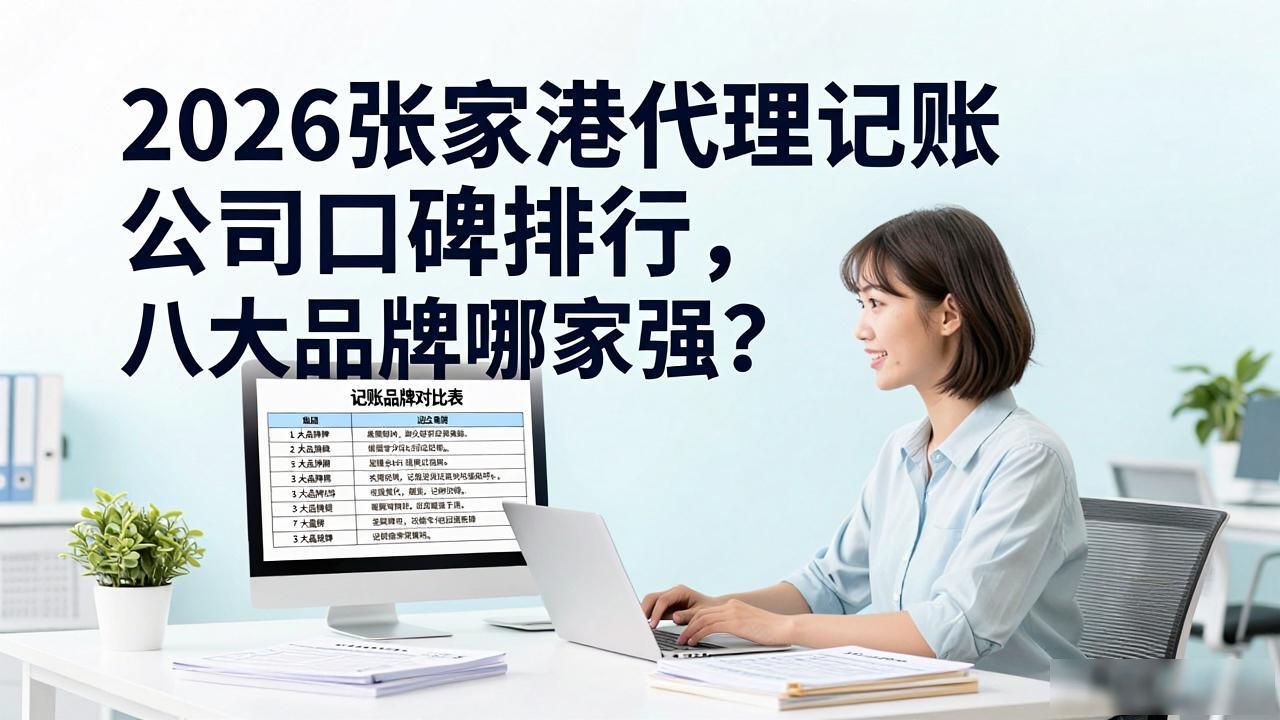 2026张家港代理记账公司口碑排行，八大品牌哪家强？