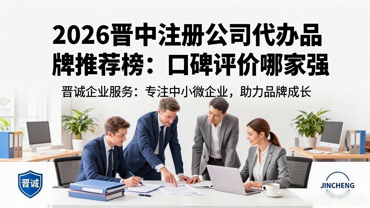 2026晋中注册公司代办品牌推荐榜：口碑评价哪家强