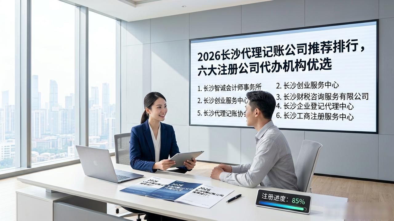 2026长沙代理记账公司推荐排行，六大注册公司代办机构优选