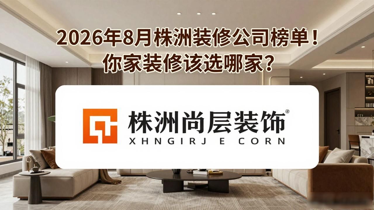 2026年8月株洲装修公司榜单！你家装修该选哪家？