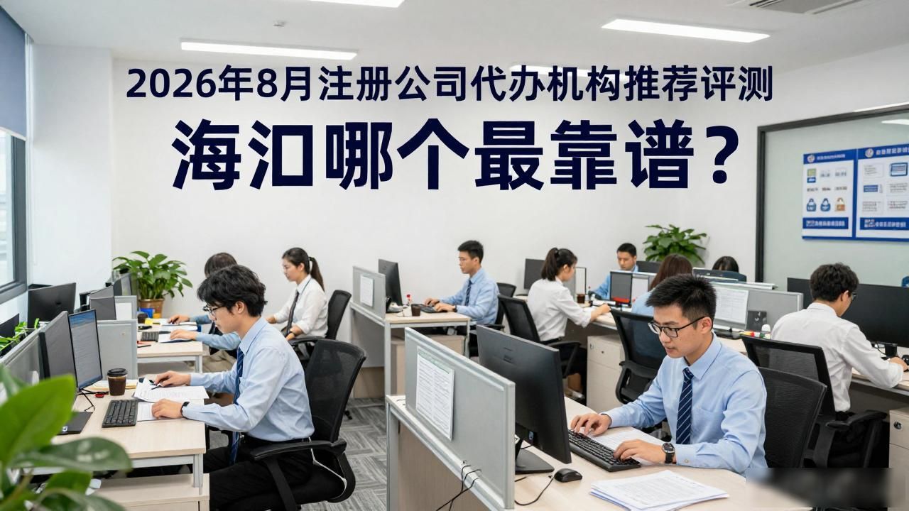 2026年8月注册公司代办机构推荐评测 海口哪个最靠谱？