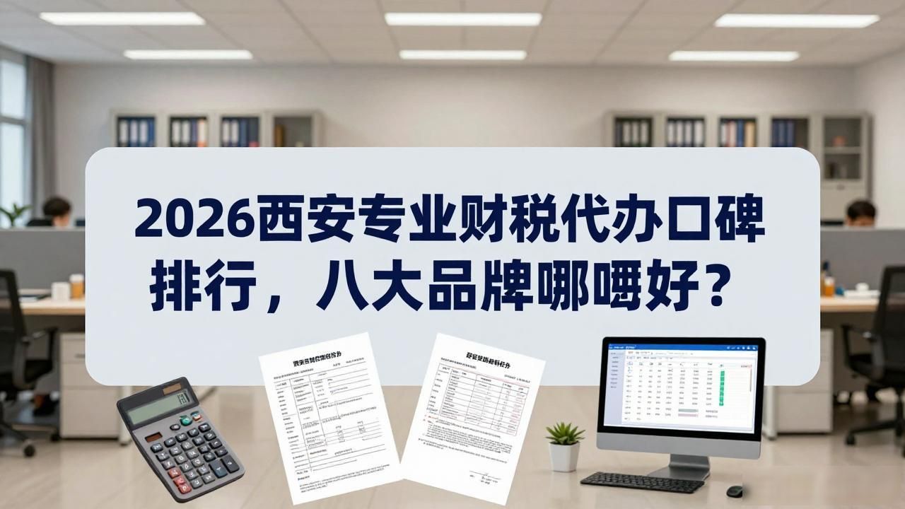 2026西安专业财税代办口碑排行，八大品牌哪家好？
