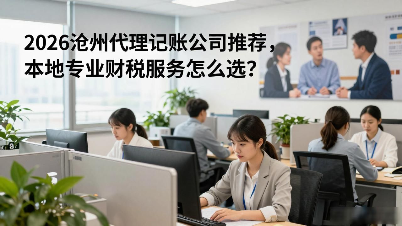 2026沧州代理记账公司推荐，本地专业财税服务怎么选？