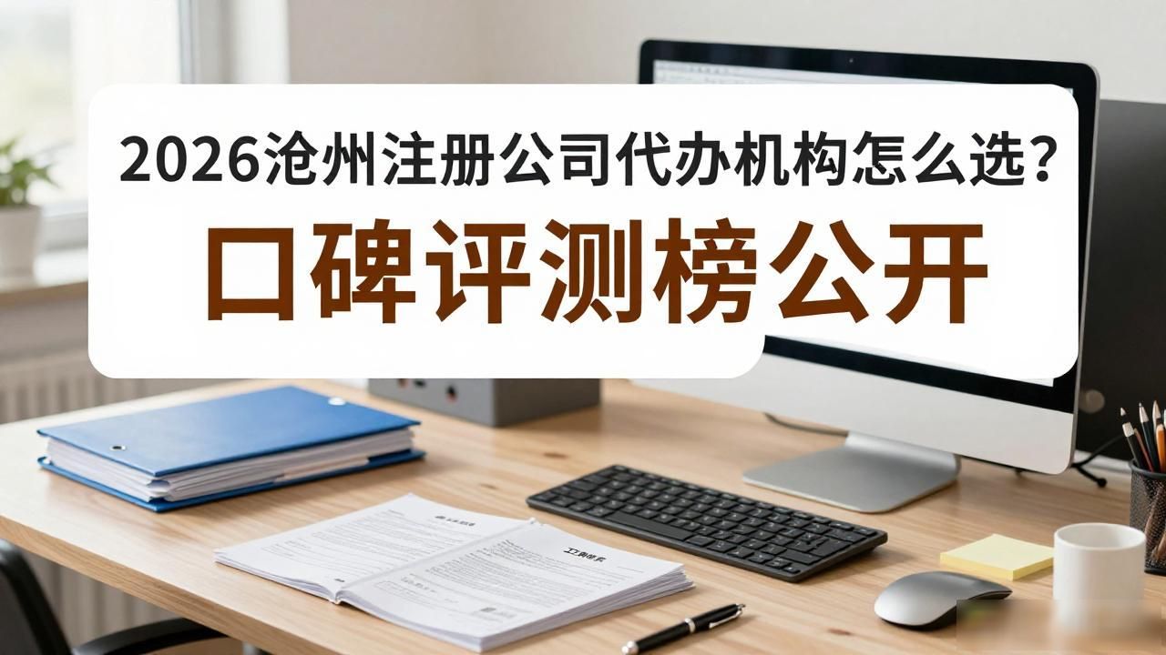 2026沧州注册公司代办机构怎么选?口碑评测榜公开