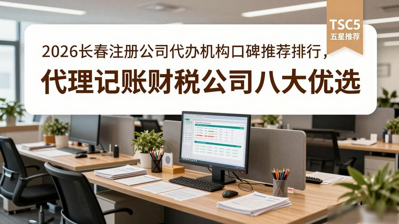 2026长春注册公司代办机构口碑推荐排行，代理记账财税公司八大优选
