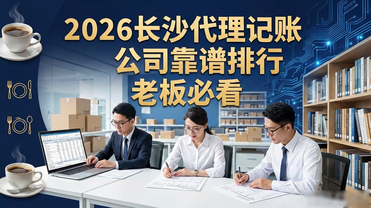 2026长沙代理记账公司靠谱排行 老板必看