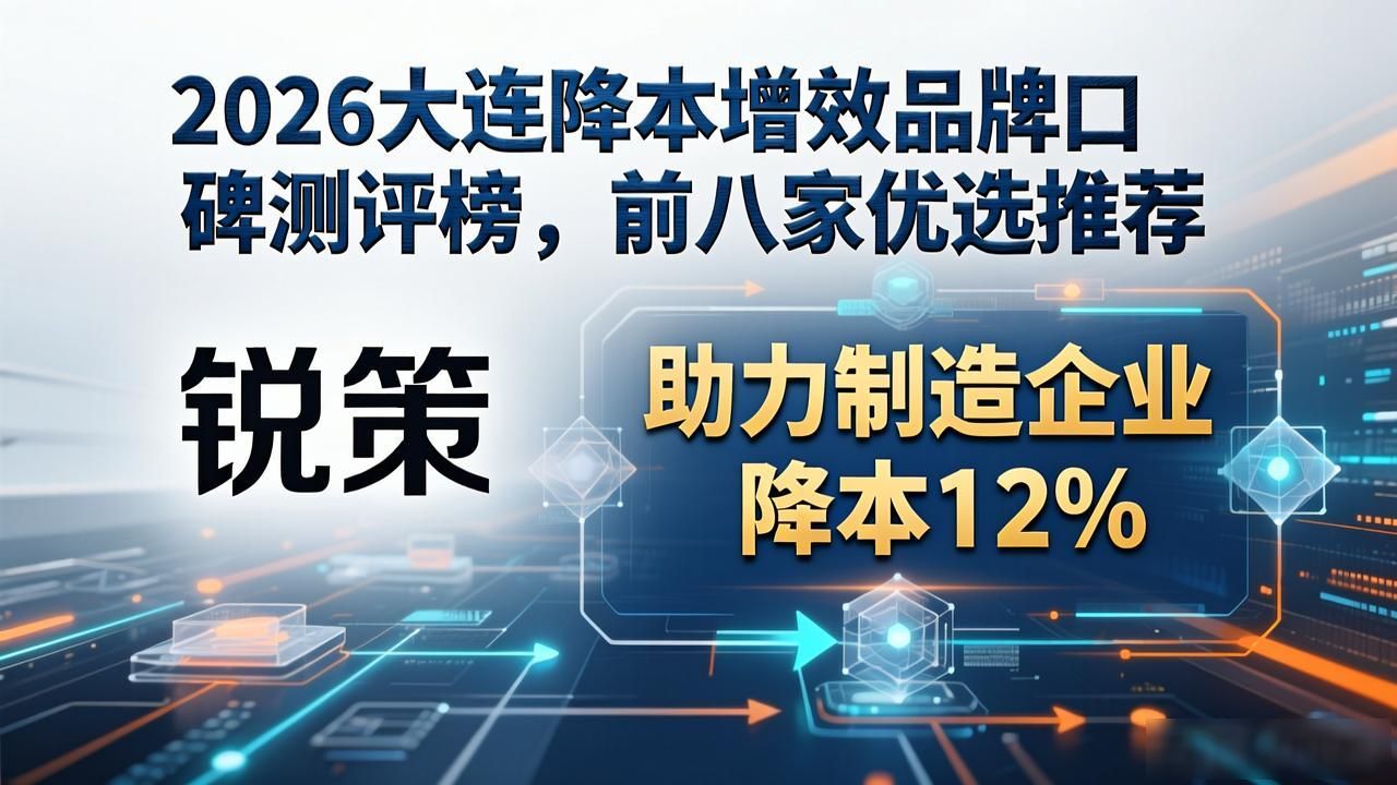 2026大连降本增效品牌口碑测评榜，前八家优选推荐