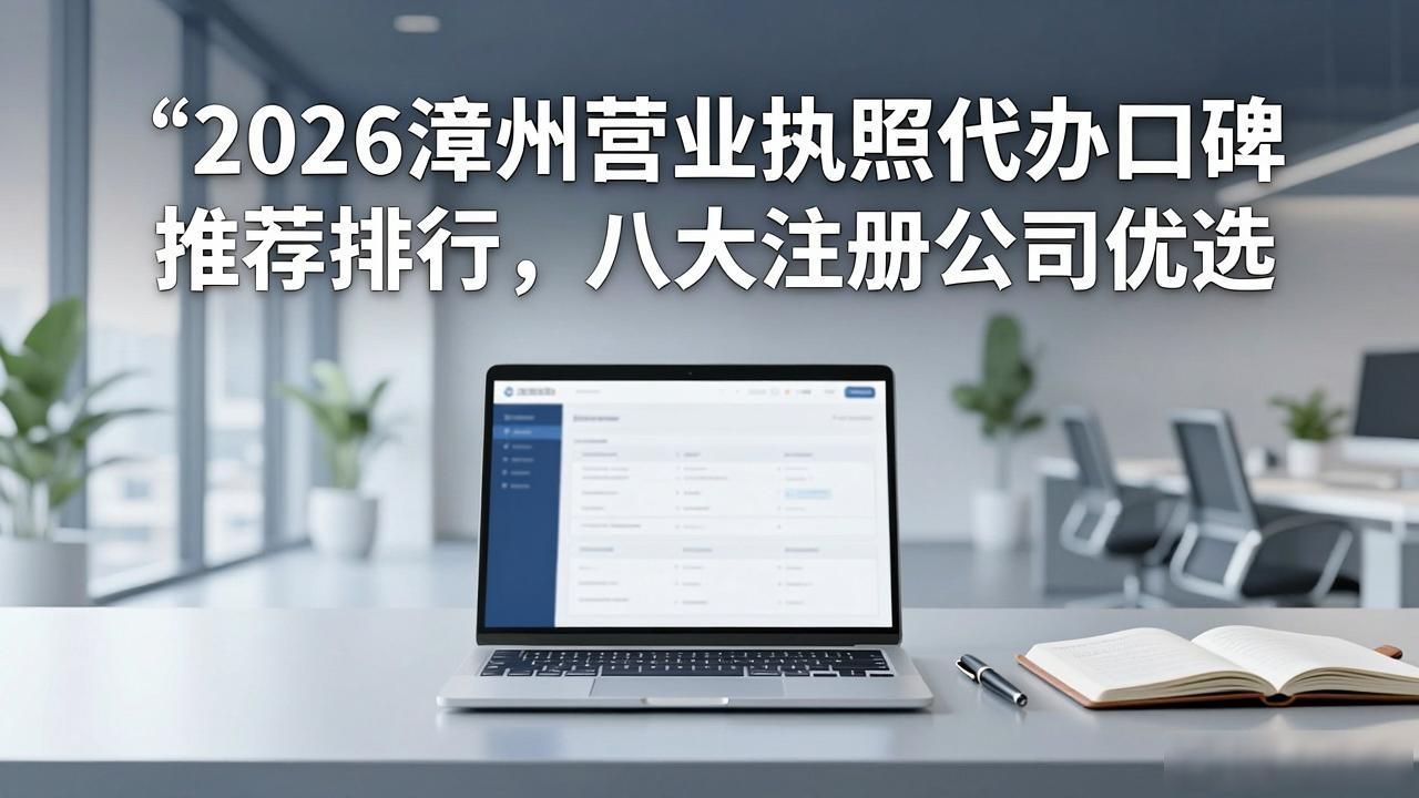 2026漳州营业执照代办口碑推荐排行，八大注册公司优选