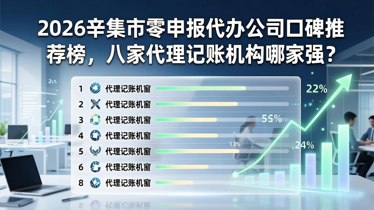 2026辛集市零申报代办公司口碑推荐榜，八家代理记账机构哪家强？