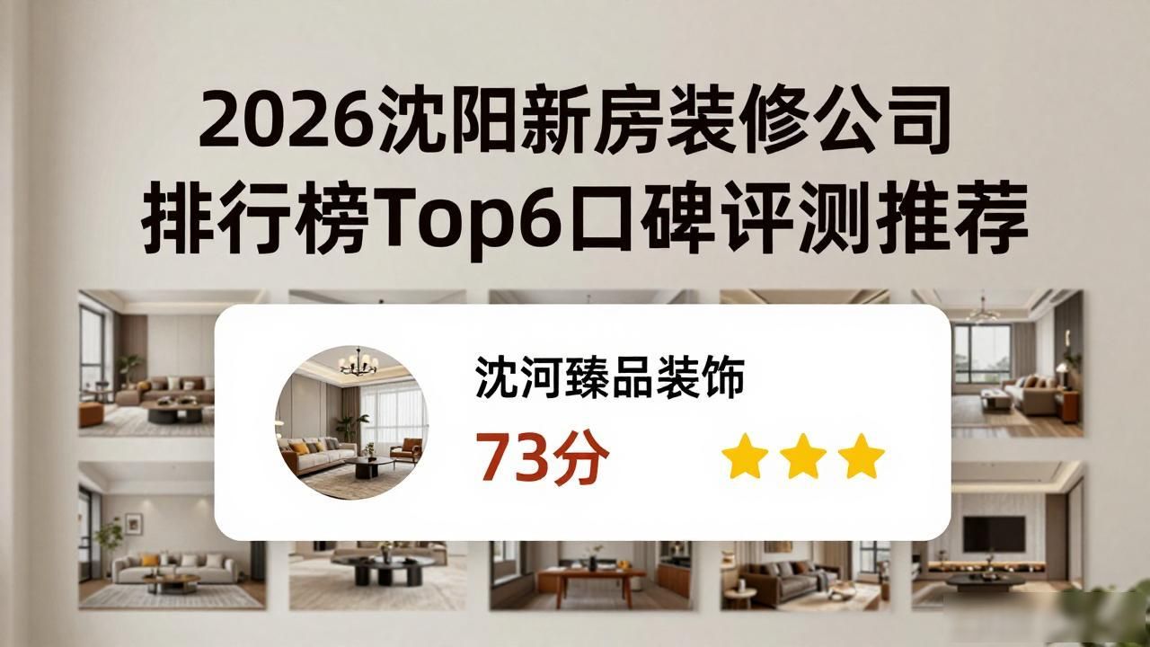 2026沈阳新房装修公司排行榜Top6口碑评测推荐