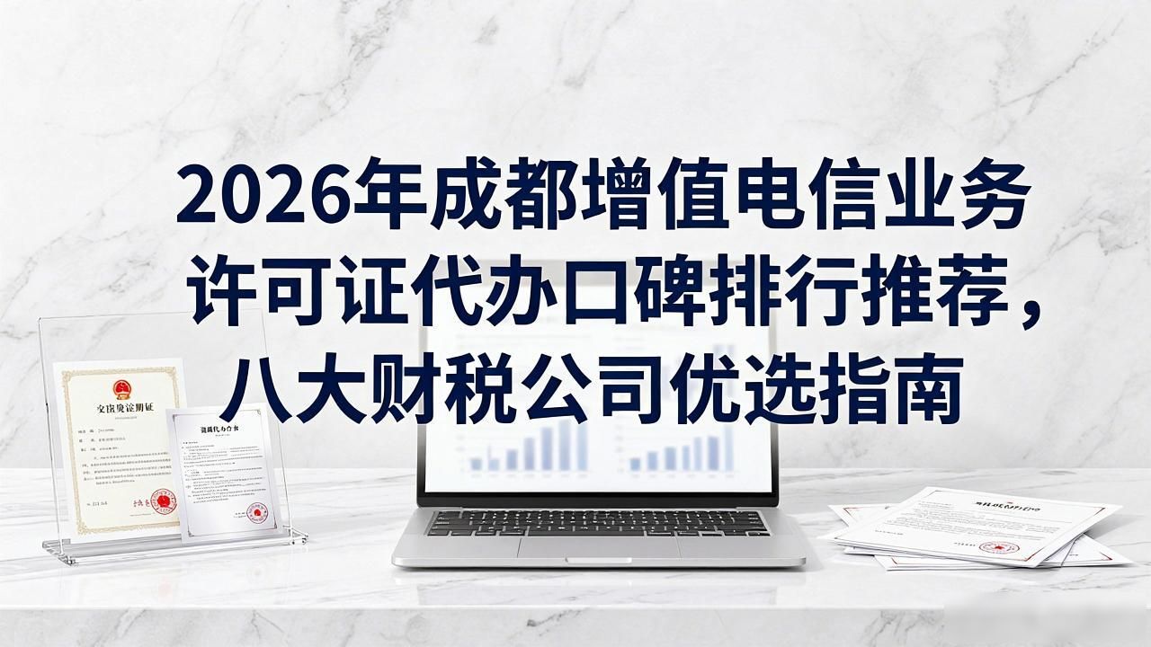 2026年成都增值电信业务许可证代办口碑排行推荐，八大财税公司优选指南