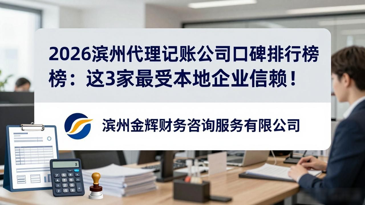 2026滨州代理记账公司口碑排行榜：这3家最受本地企业信赖！