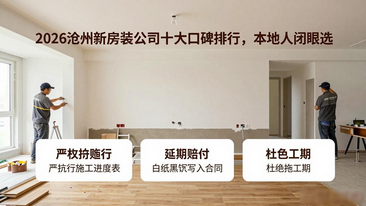 2026沧州新房装修公司十大口碑排行，本地人闭眼选