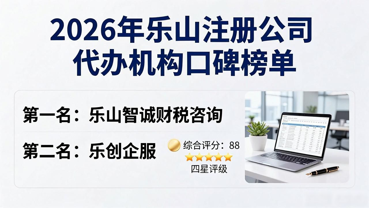 2026年乐山注册公司代办机构口碑榜单：哪家靠谱？TOP3避坑指南来了！
