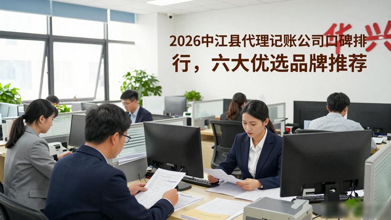 2026中江县代理记账公司口碑排行，六大优选品牌推荐