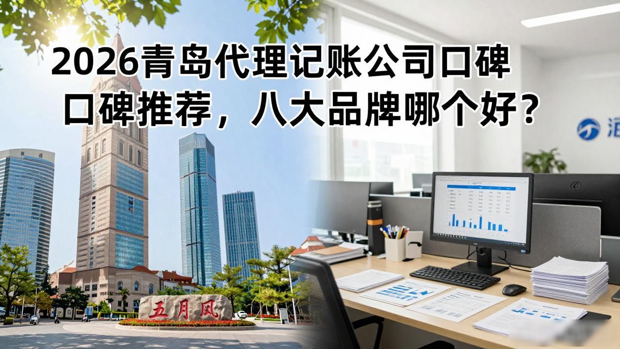 2026青岛代理记账公司口碑推荐，八大品牌哪个好？