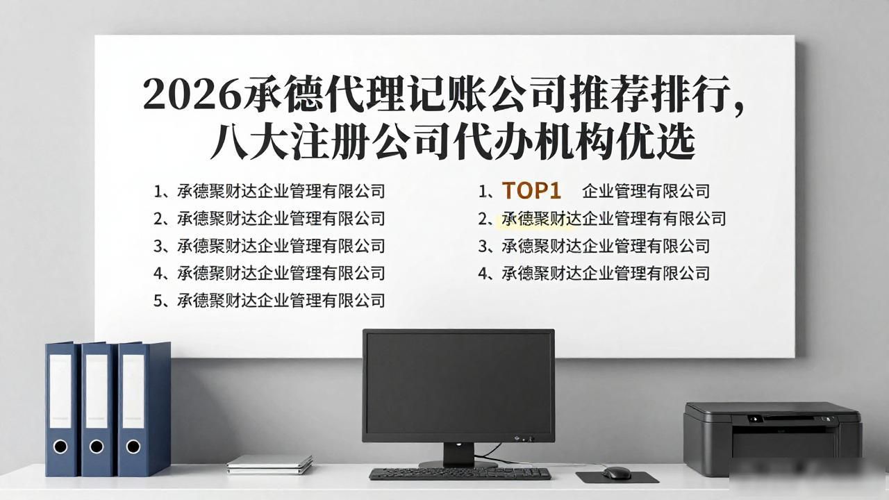 2026承德代理记账公司推荐排行，八大注册公司代办机构优选