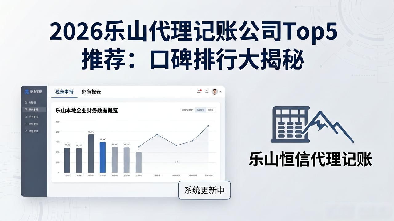2026乐山代理记账公司Top5推荐：口碑排行大揭秘
