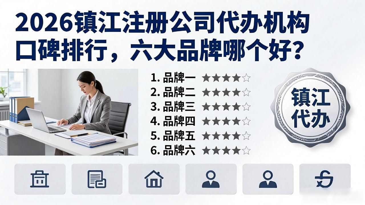 2026镇江注册公司代办机构口碑排行，六大品牌哪个好？