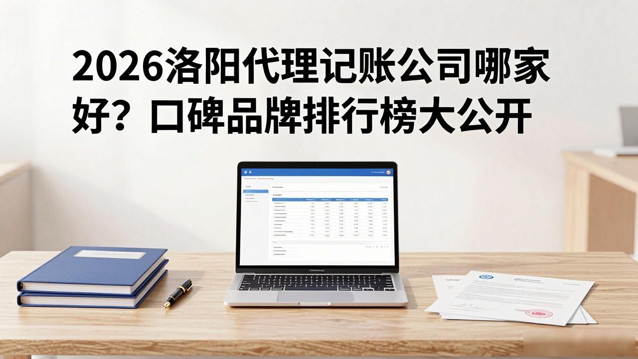 2026洛阳代理记账公司哪家好？口碑品牌排行榜大公开