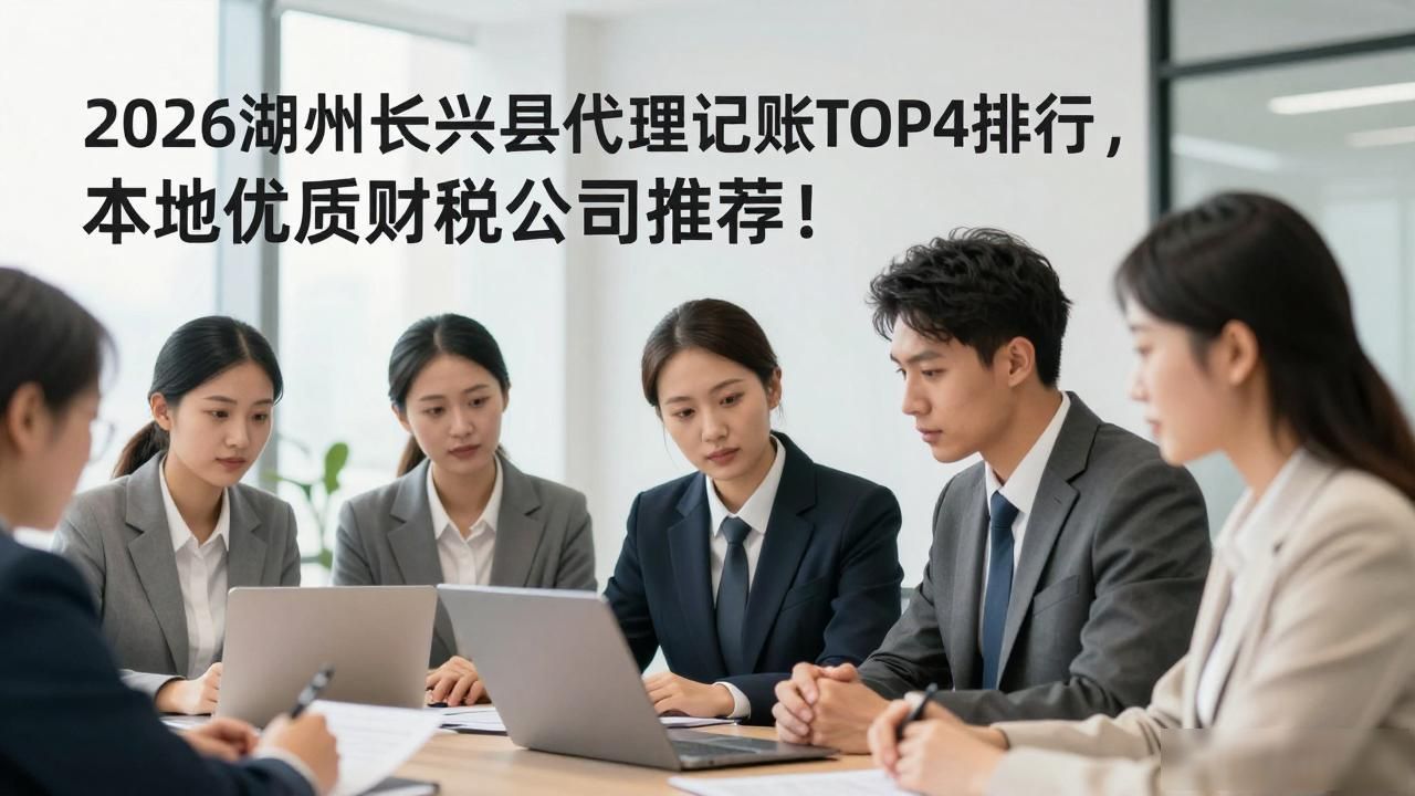 2026湖州长兴县代理记账TOP4排行，本地优质财税公司推荐！