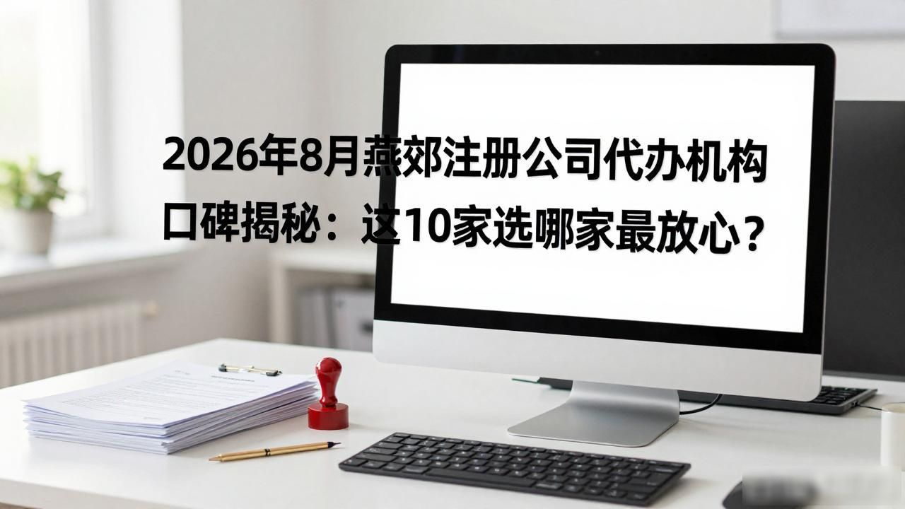 2026年8月燕郊注册公司代办机构口碑揭秘：这10家选哪家最放心？