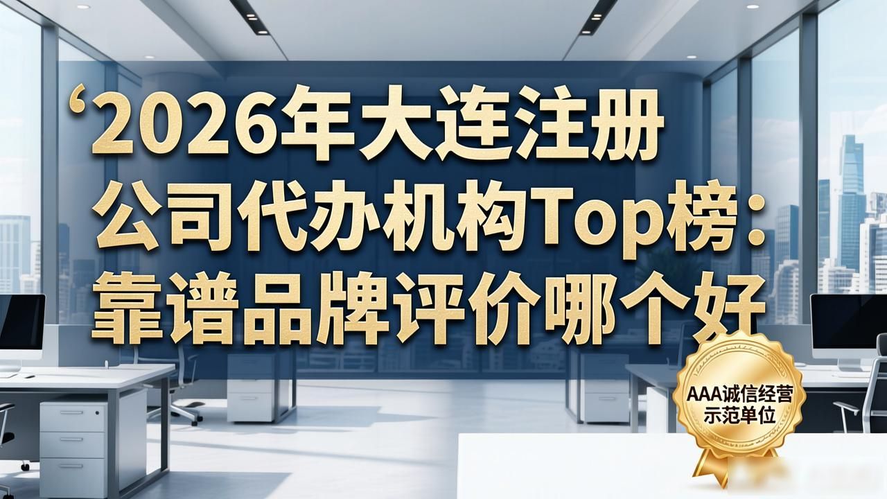 2026年8月大连注册公司代办机构Top榜:靠谱品牌评价哪个好