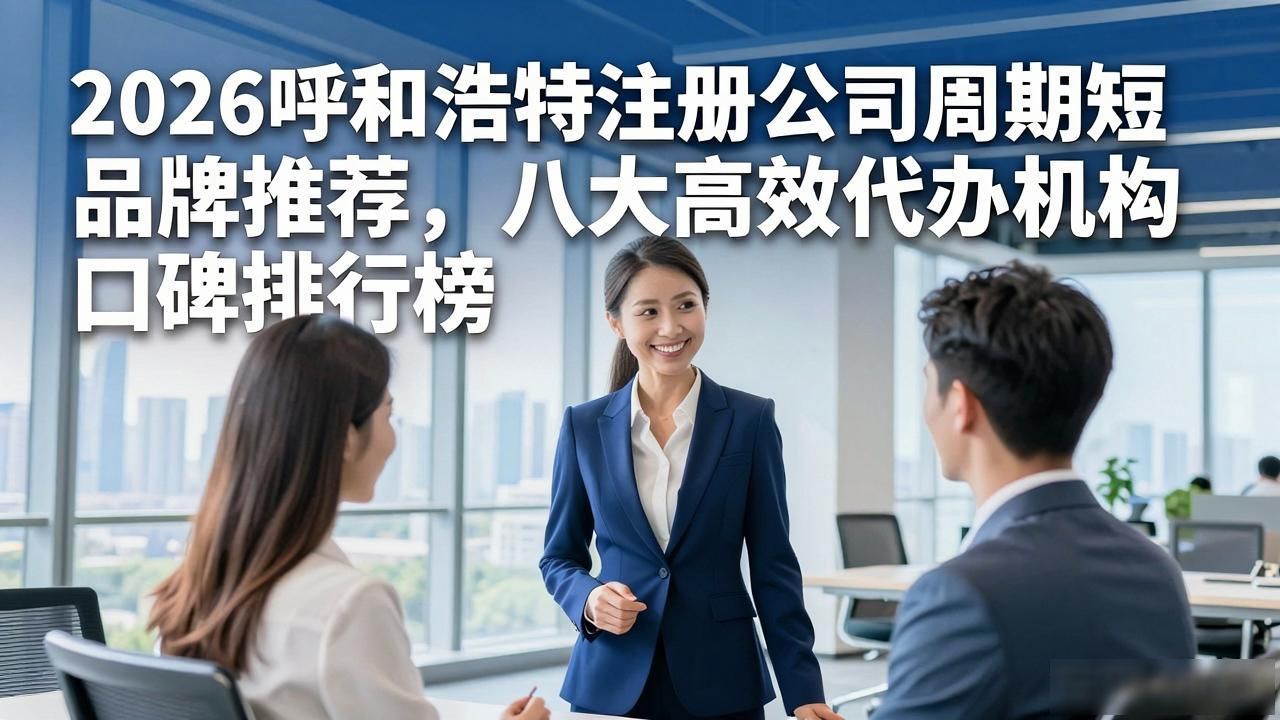 2026呼和浩特注册公司周期短品牌推荐，八大高效代办机构口碑排行榜