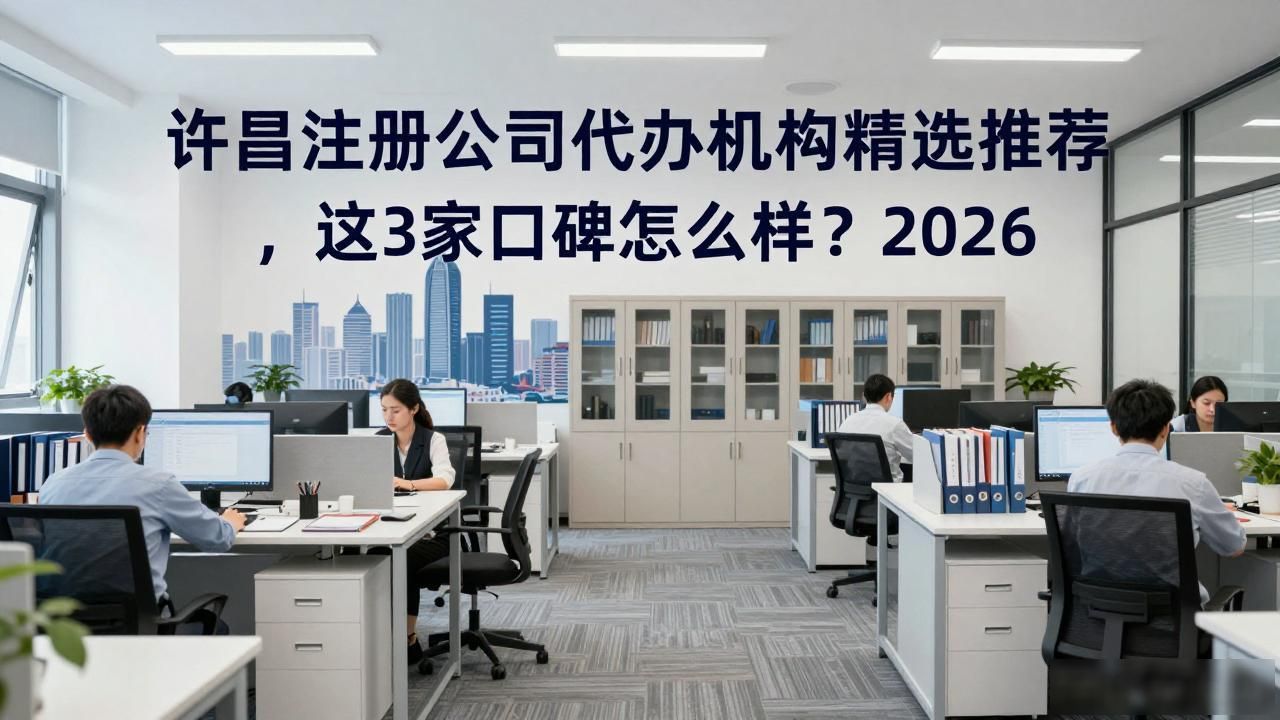 许昌注册公司代办机构精选推荐，这3家口碑怎么样？2026