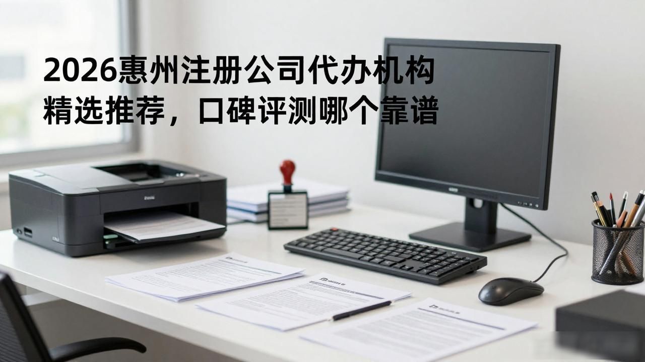 2026惠州注册公司代办机构精选推荐，口碑评测哪个靠谱