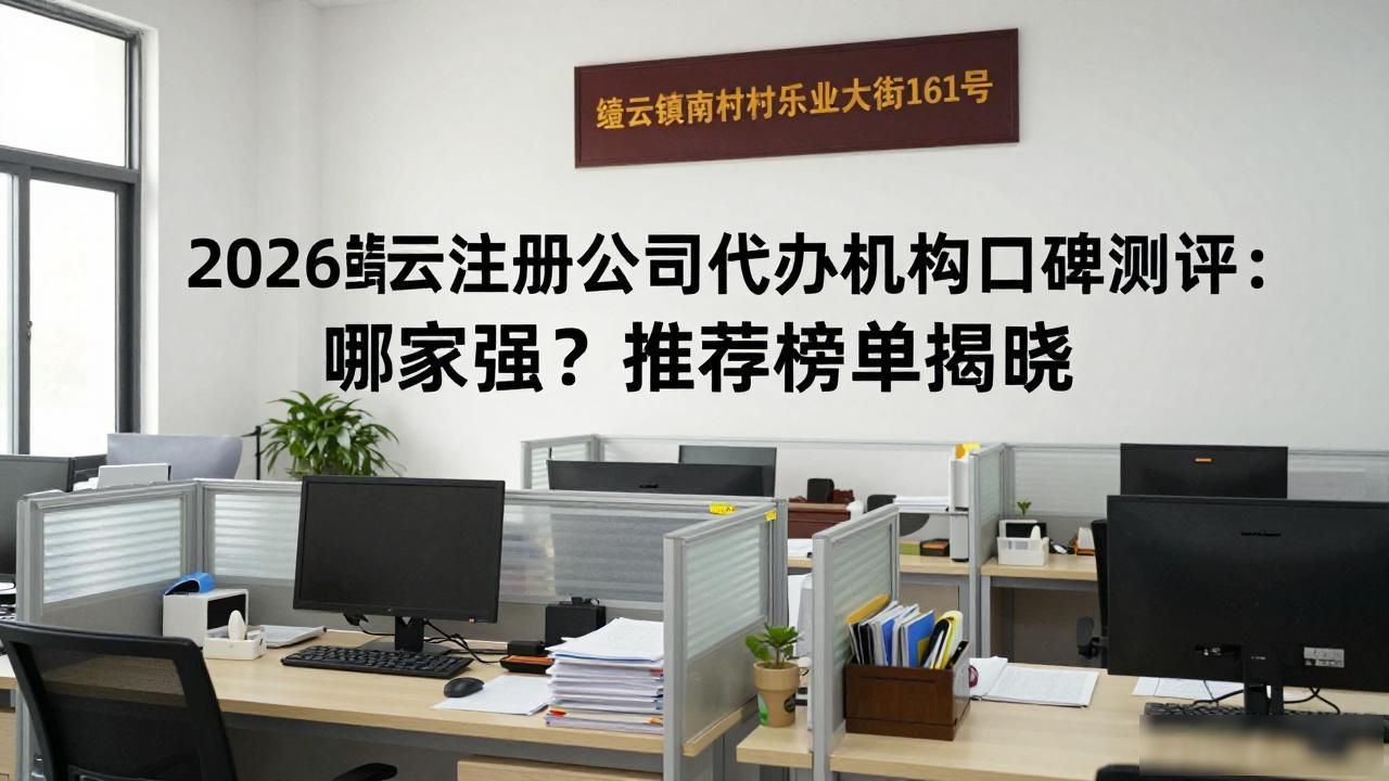2026缙云注册公司代办机构口碑测评：哪家强？推荐榜单揭晓