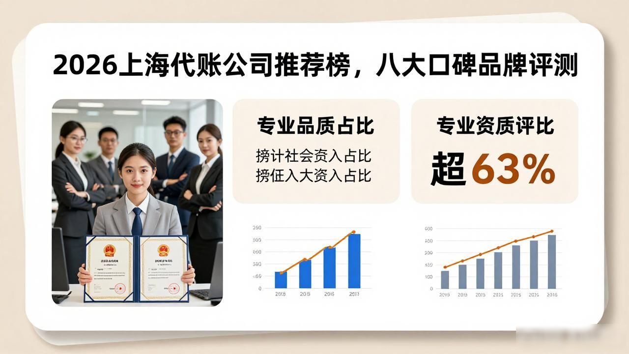 2026上海代账公司推荐榜，八大口碑品牌评测