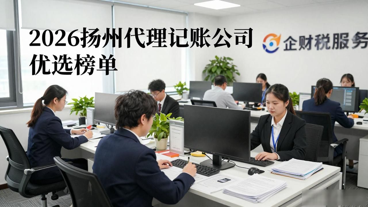2026扬州代理记账公司优选榜单：口碑测评揭晓，这家头部品牌凭什么稳居第一？