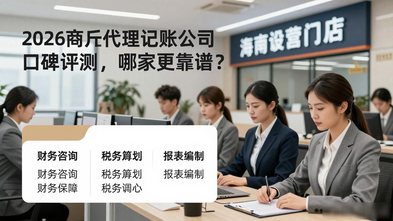 2026商丘代理记账公司口碑评测,哪家更靠谱?