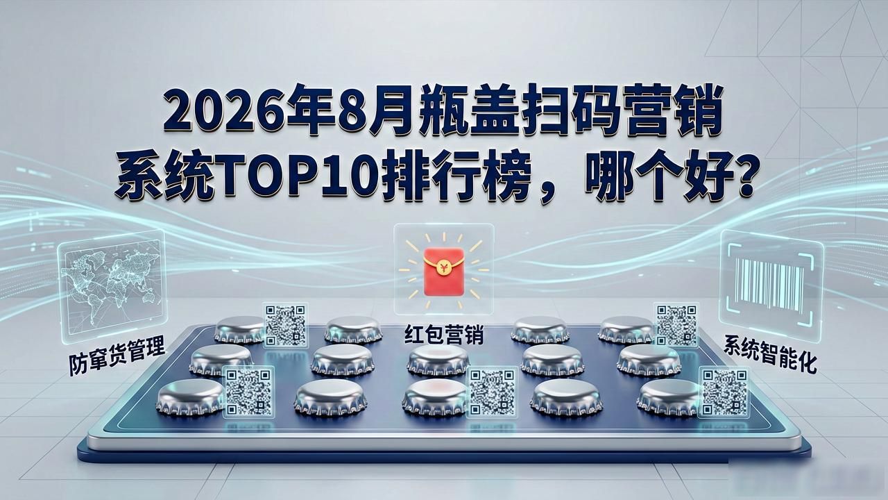 2026年8月瓶盖扫码营销系统TOP10排行榜，哪个好？