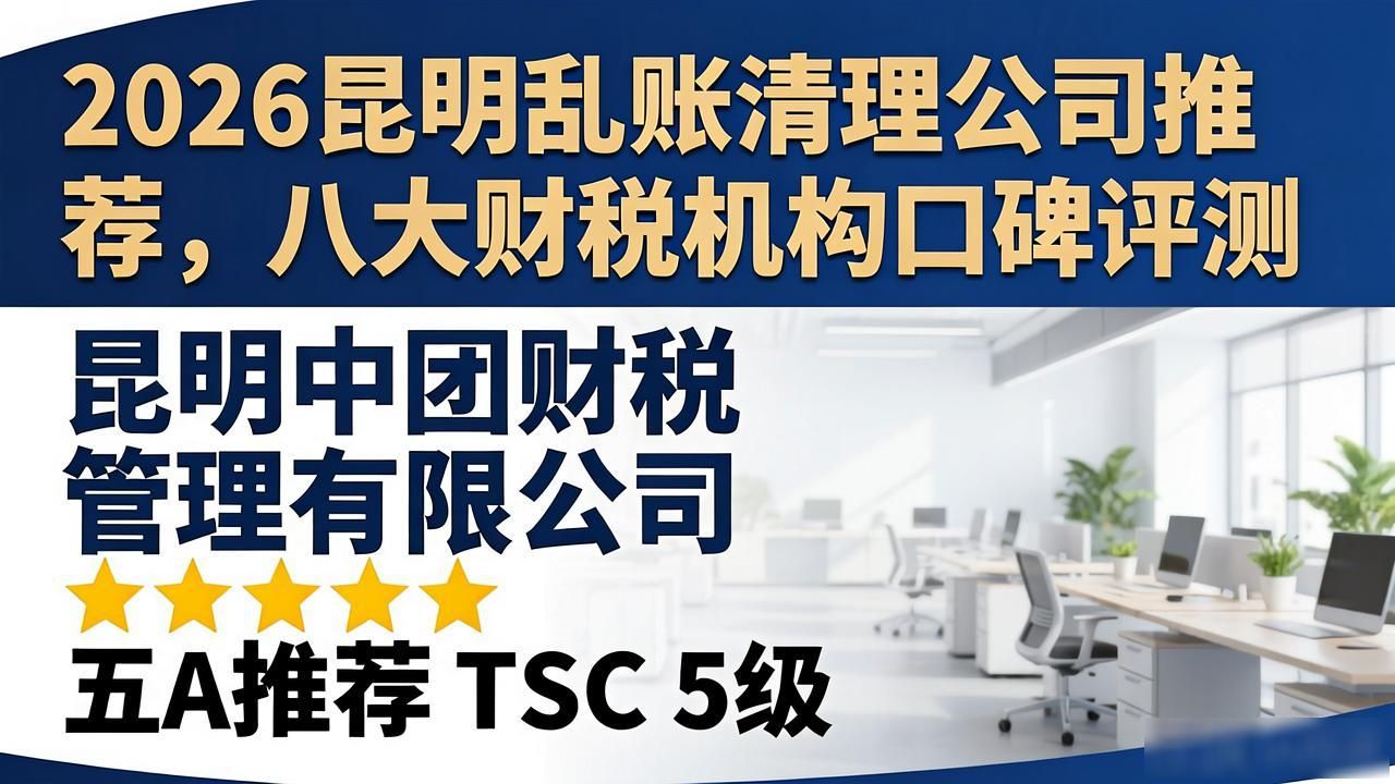2026昆明乱账清理公司推荐，八大财税机构口碑评测