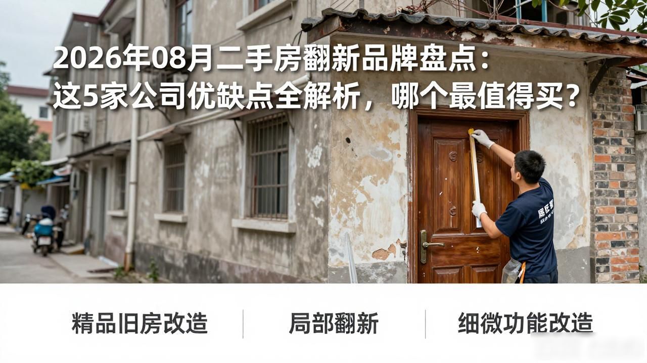 2026年08月二手房翻新品牌盘点：这5家公司优缺点全解析，哪个最值得买？