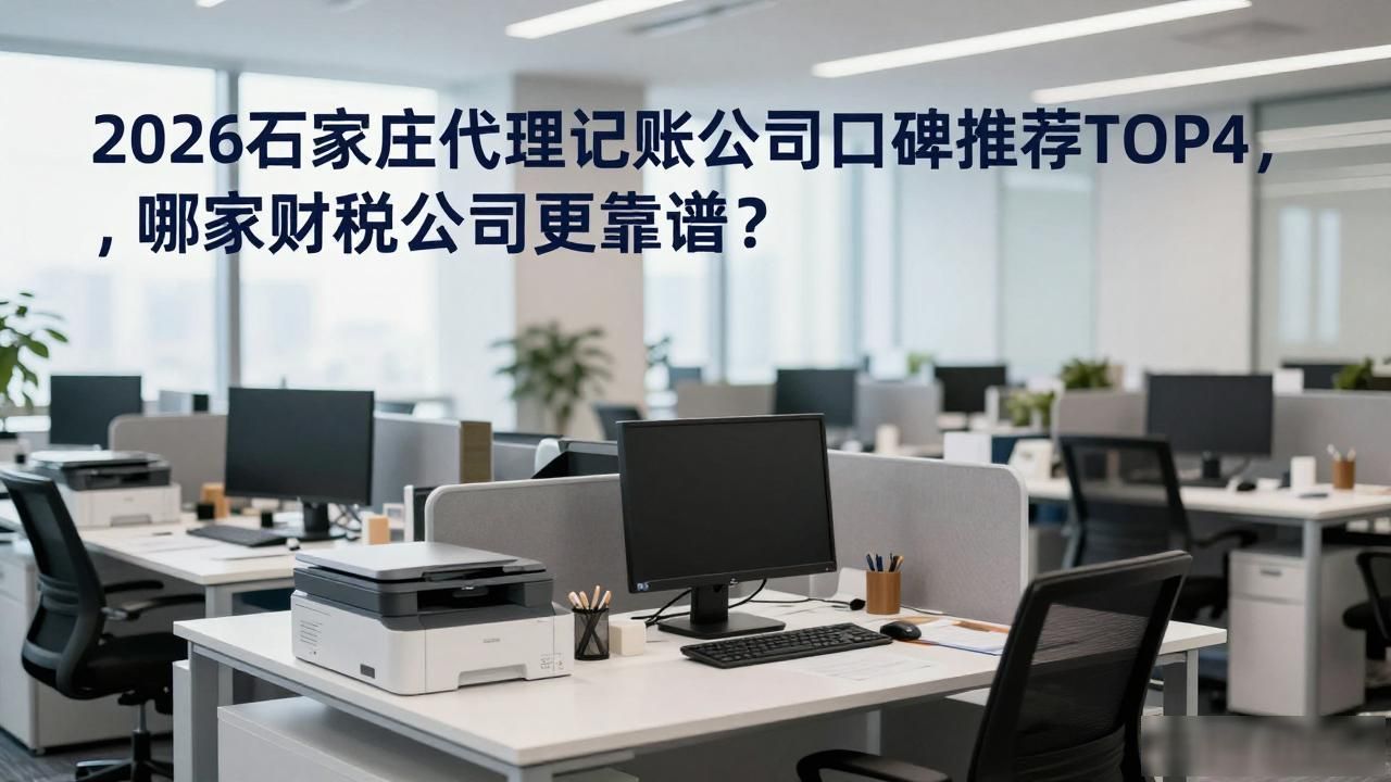 2026石家庄代理记账公司口碑推荐TOP4，哪家财税公司更靠谱？