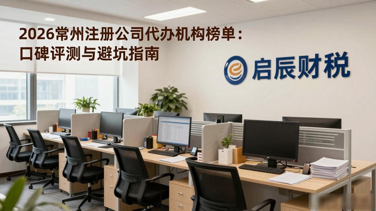 2026常州注册公司代办机构榜单：口碑评测与避坑指南