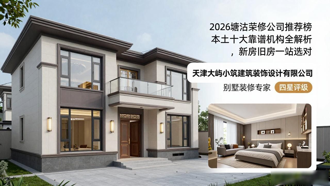 2026塘沽装修公司推荐榜:本土十大靠谱机构全解析,新房旧房一站选对