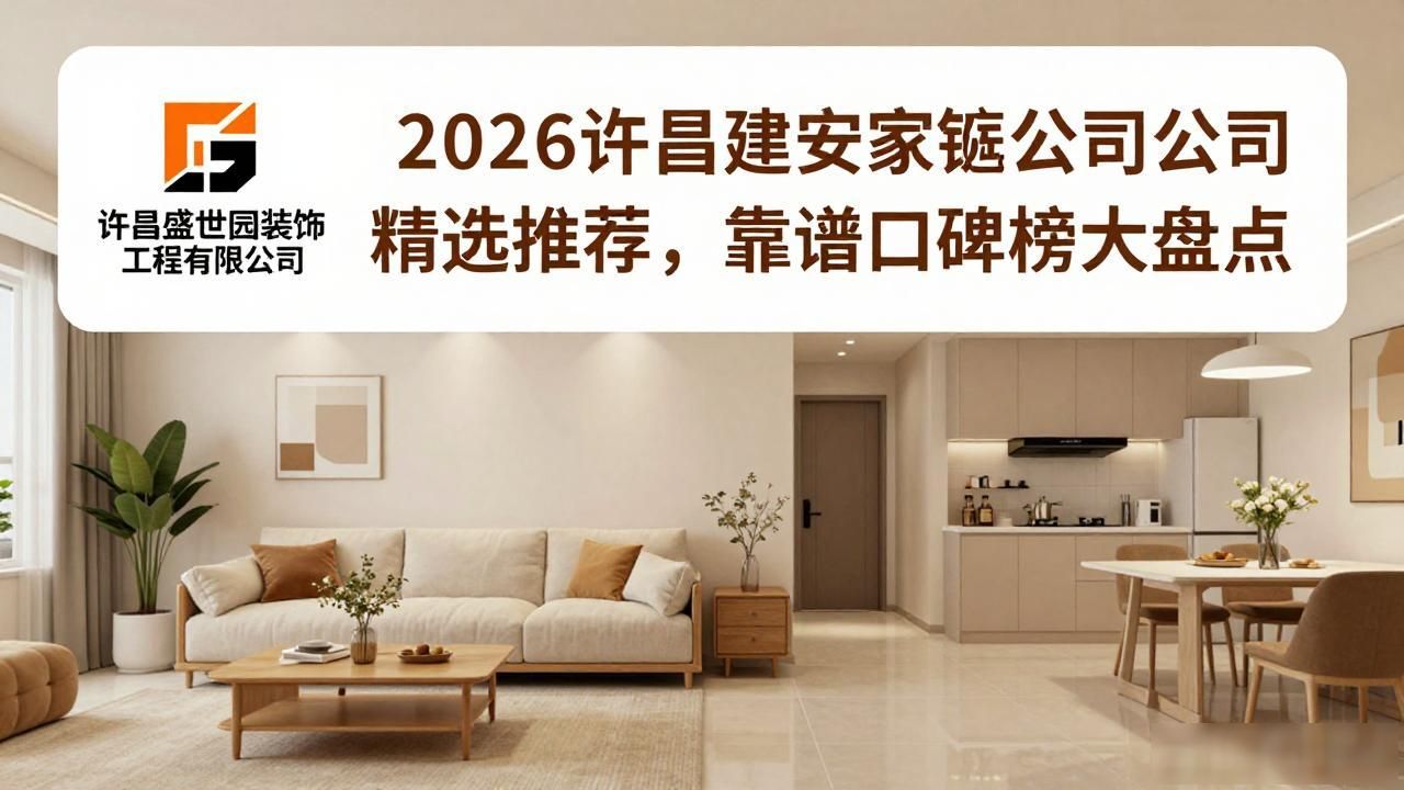 2026许昌建安装修公司精选推荐，靠谱口碑榜大盘点