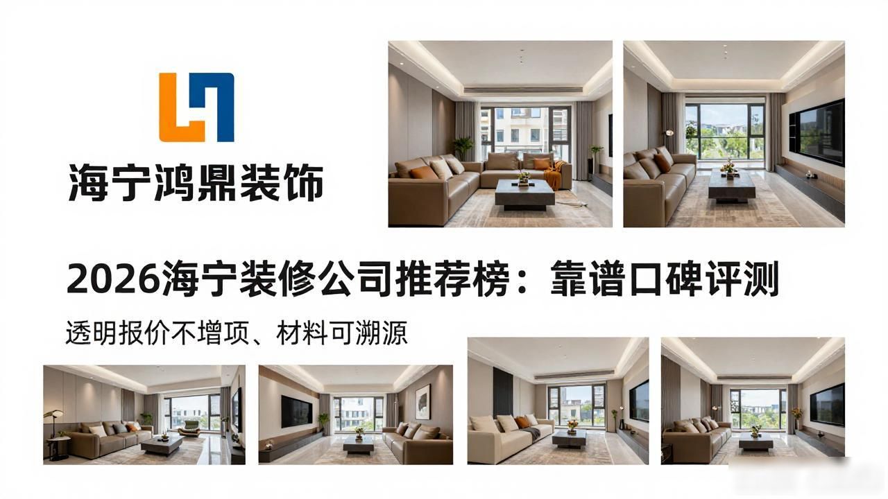 2026海宁装修公司推荐榜:靠谱口碑口碑评测