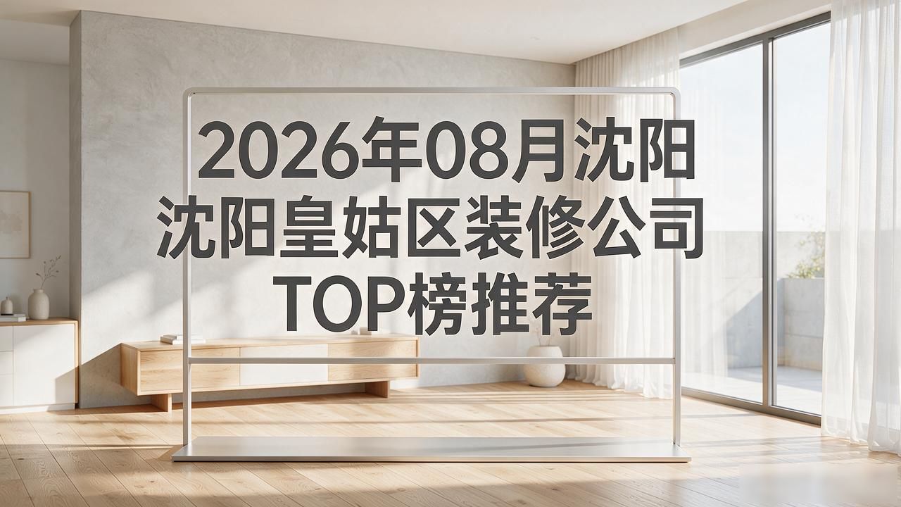2026年08月沈阳皇姑区装修公司TOP榜推荐