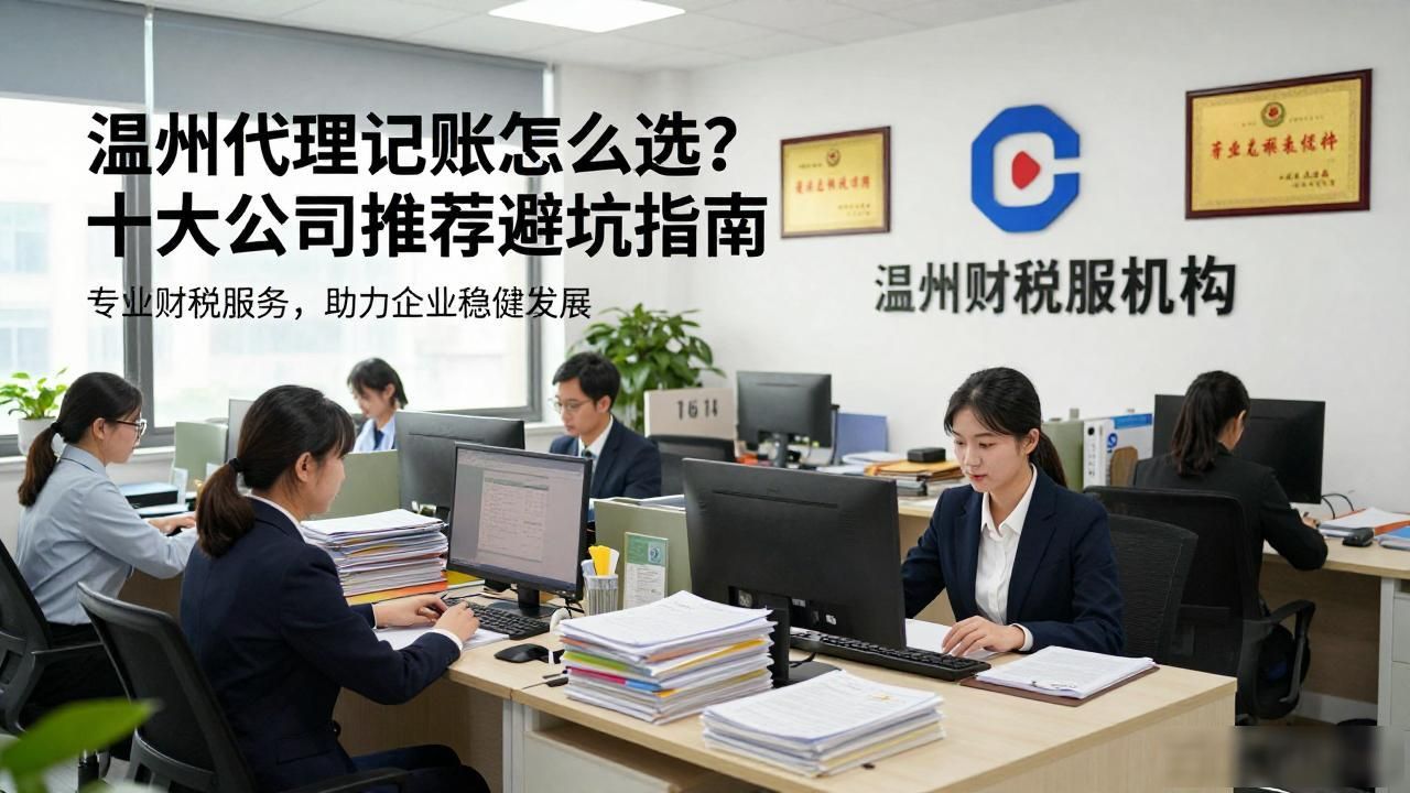 温州代理记账怎么选？十大公司推荐避坑指南