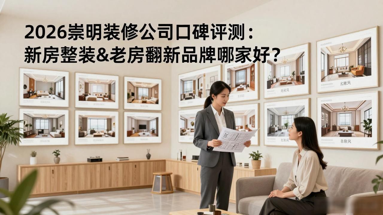 2026崇明装修公司口碑评测:新房整装&老房翻新品牌哪家好?