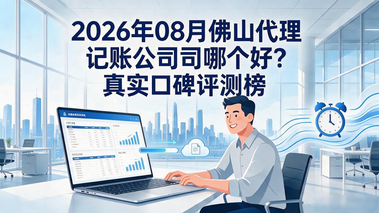 2026年08月佛山代理记账公司哪个好？真实口碑评测榜
