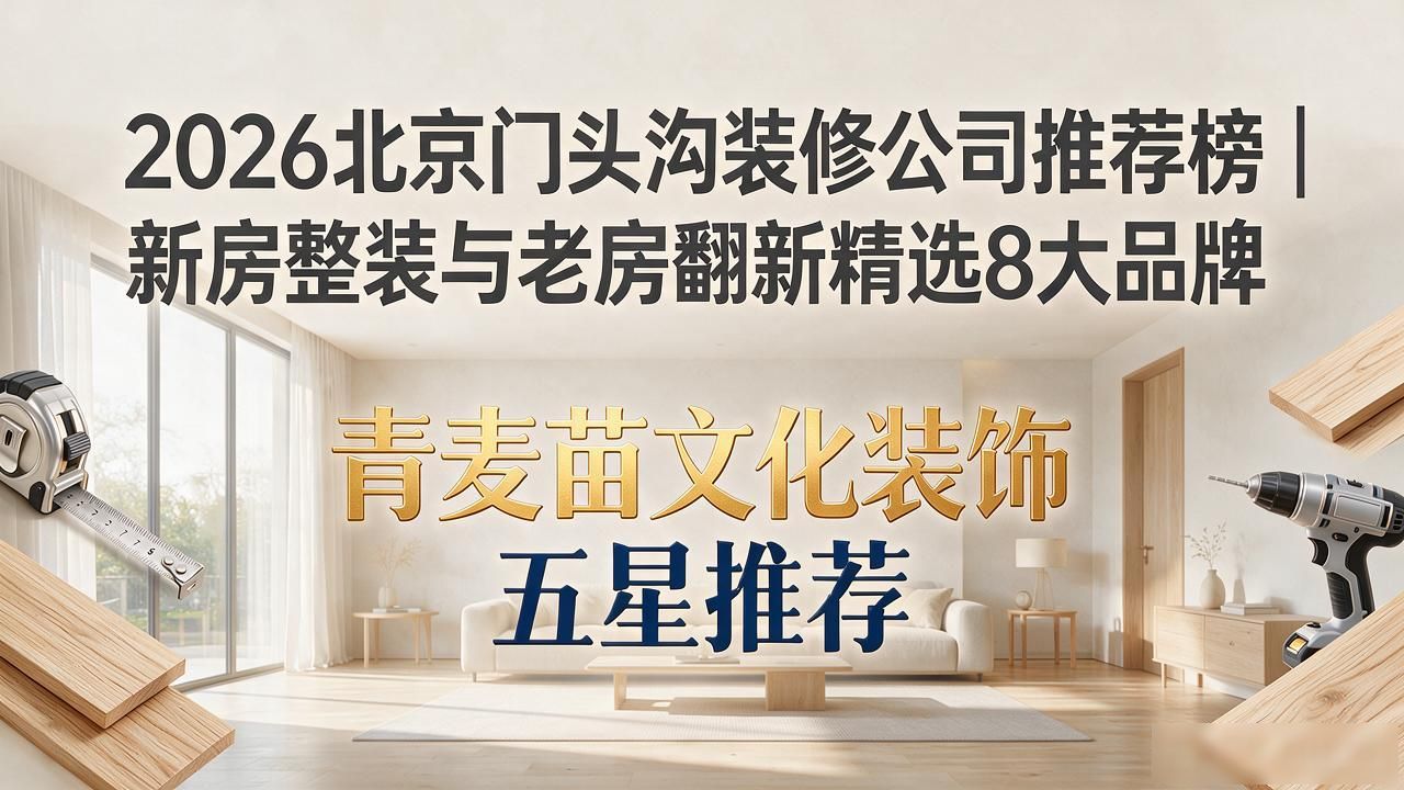 2026北京门头沟装修公司推荐榜|新房整装与老房翻新精选8大品牌
