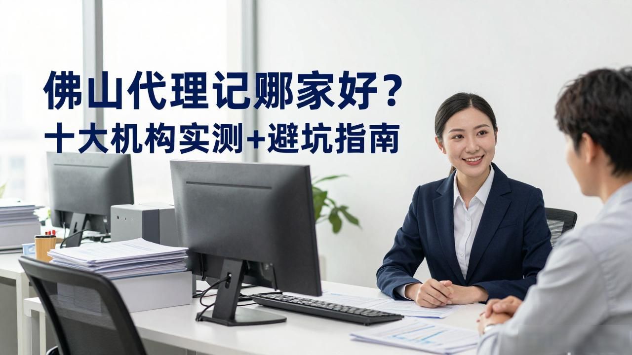 佛山代理记账哪家好？十大机构实测+避坑指南