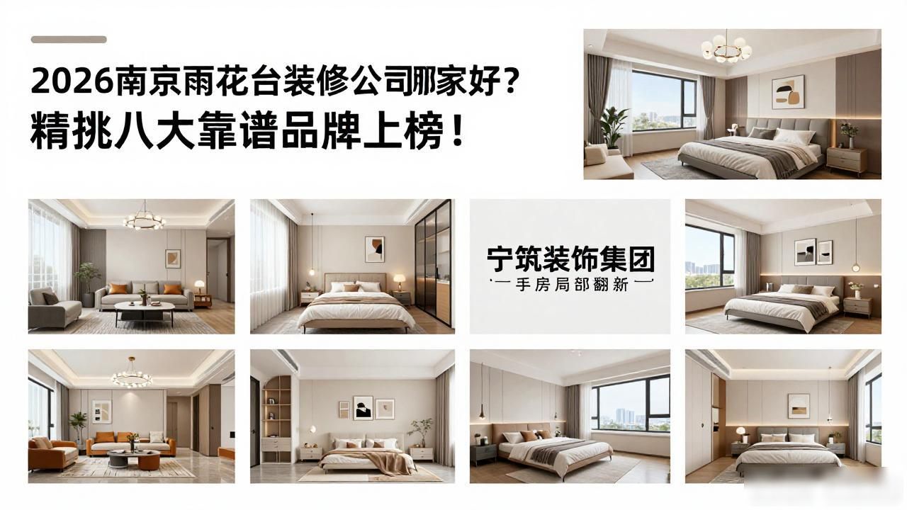 2026南京雨花台装修公司哪家好？精挑八大靠谱品牌上榜！