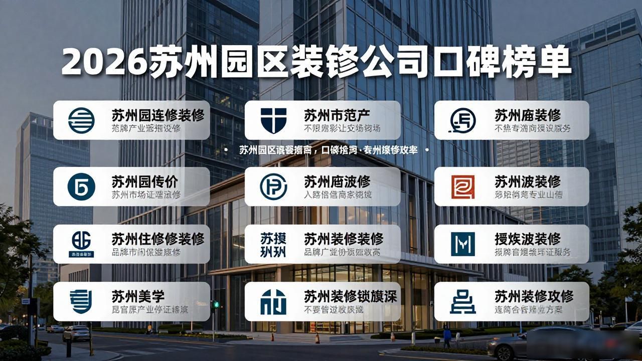 2026苏州园区装修公司哪家强？口碑榜单揭秘更靠谱